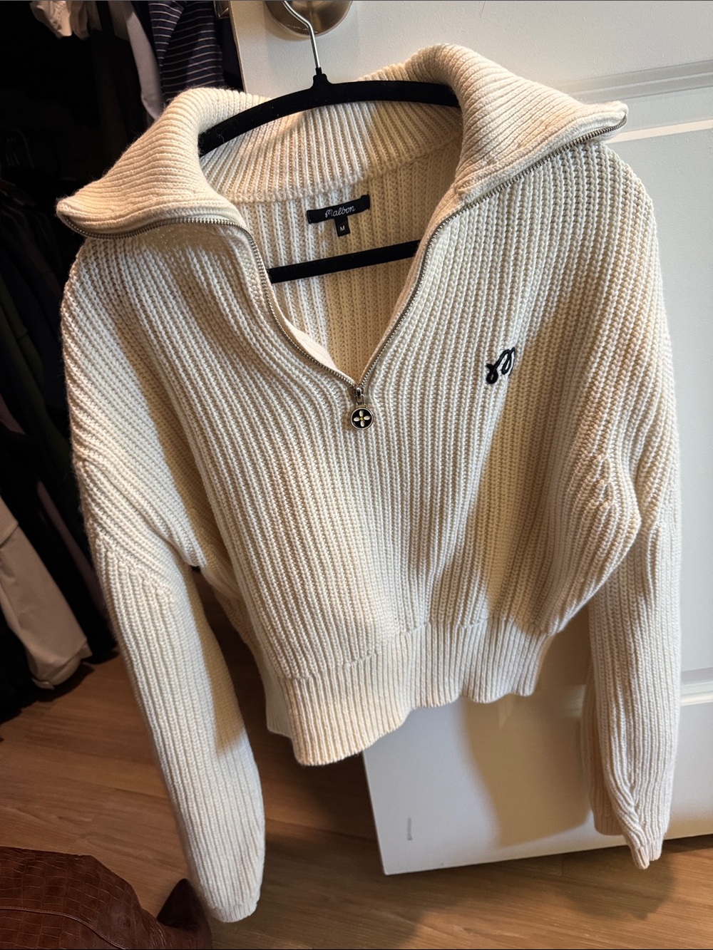 Malbon womens pull over sweater